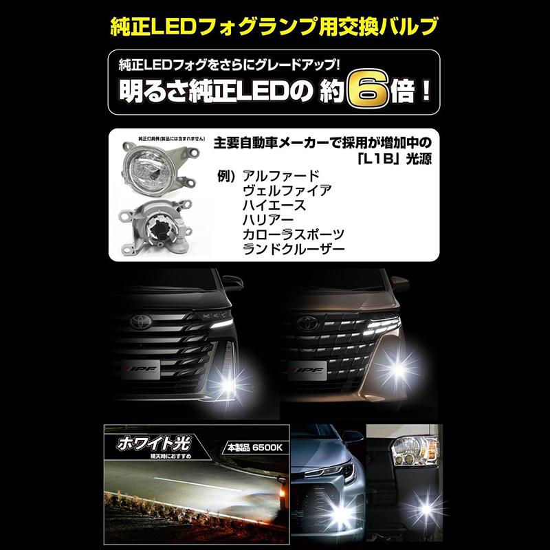 IPF 5L1FLM IPF アイピーエフ LED フォグランプバルブ X3 L1B 6500K