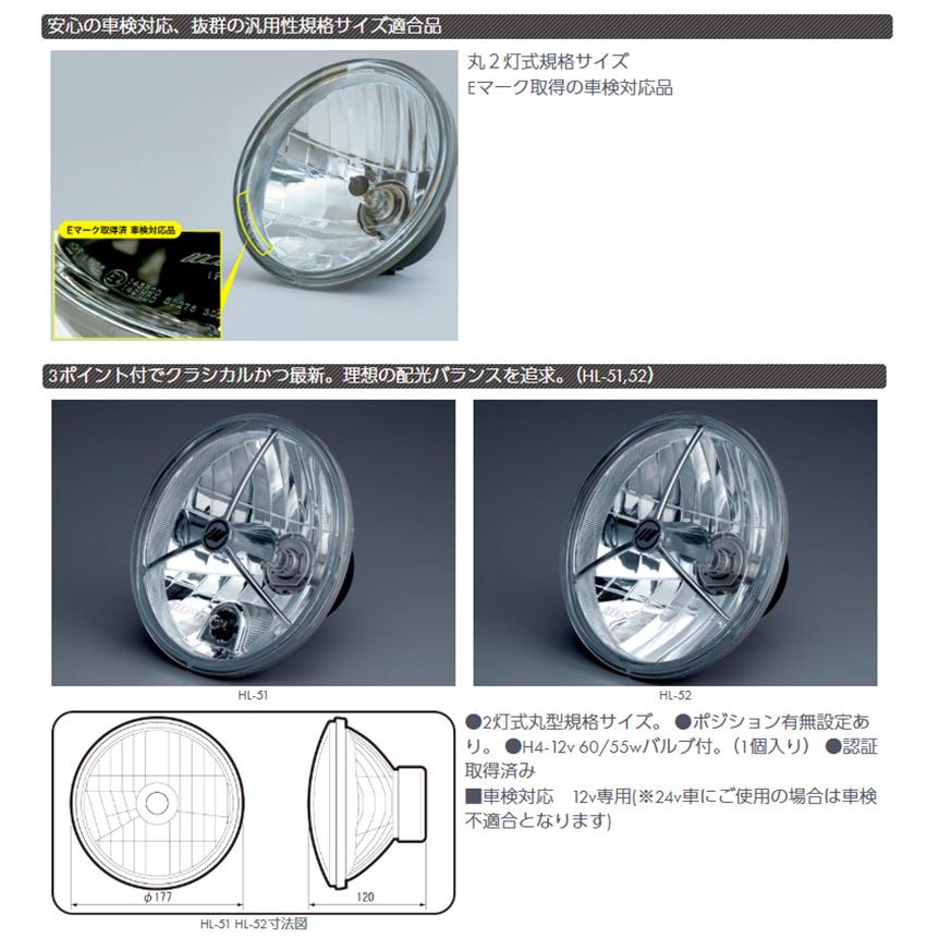IPF H4-12v 60/55W マルチリフレクターライト 【公式通販】
