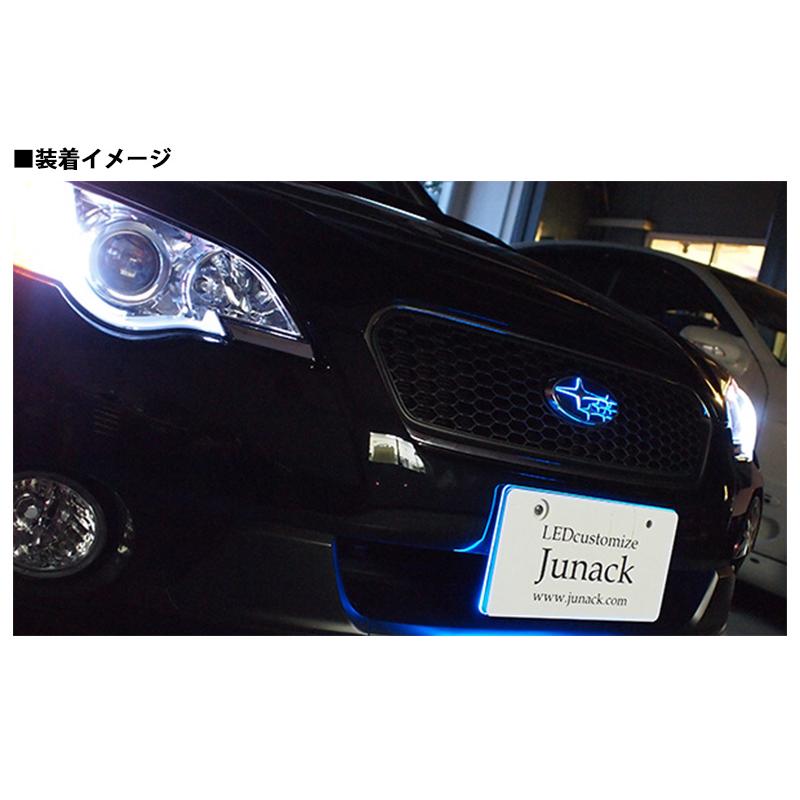 LTE-S14 Junack ジュナック LED Trans Emblem LEDトランスエンブレム スバル車フロント用 BS9系レガシィアウトバック/BN9系レガシィB4/SK系フォレスター等_1
