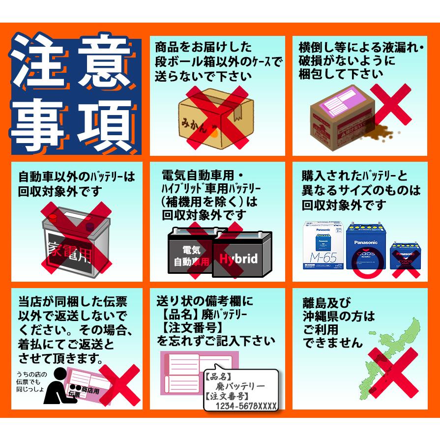単品購入不可】廃バッテリー【らくらく】回収チケット(当店販売の