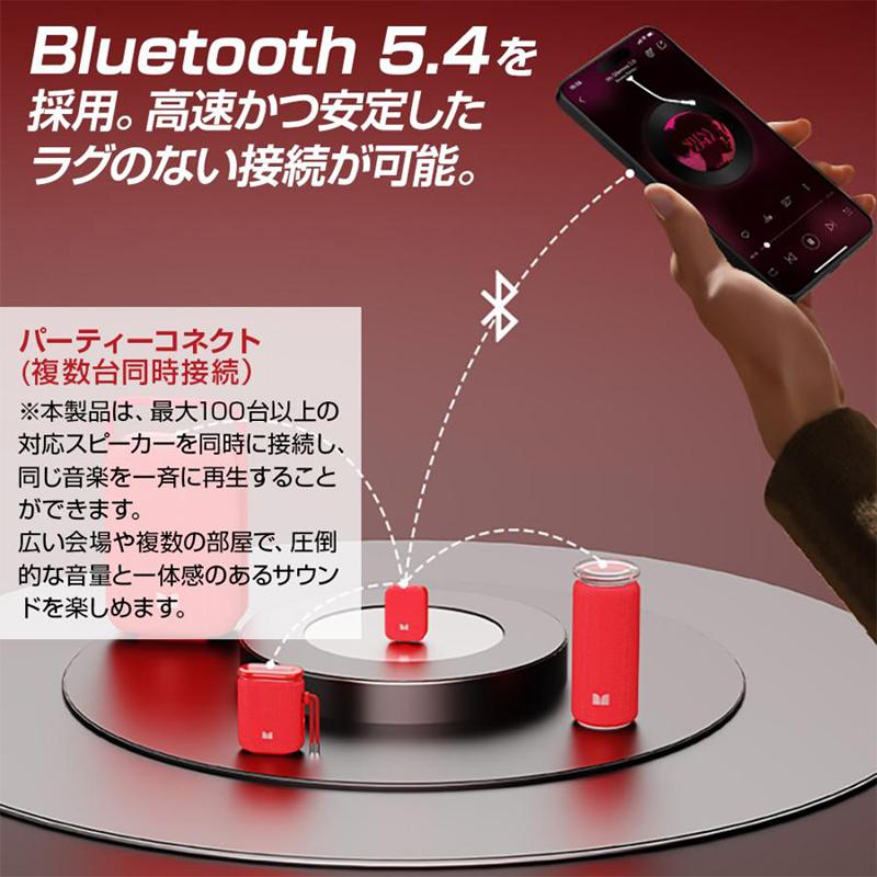 MONSTER MS62130(BL) モンスター ポータブル スピーカー Atomic