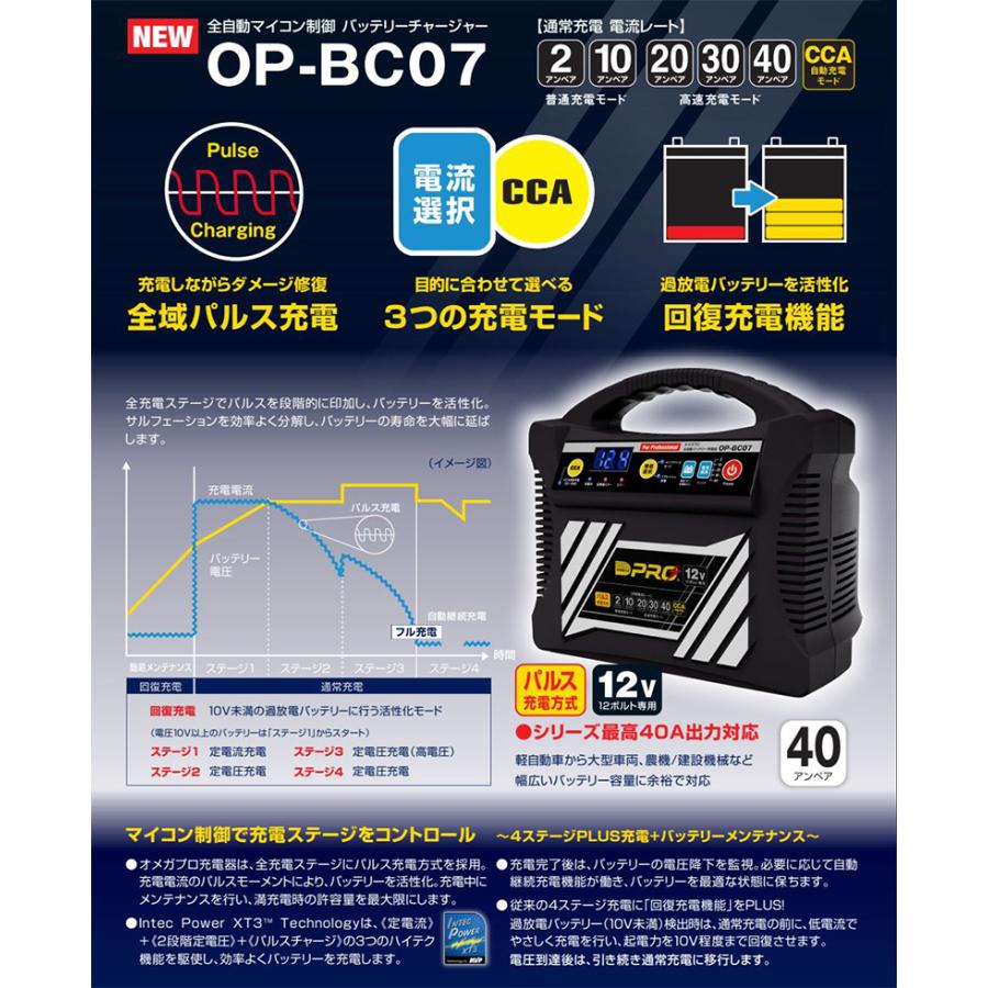 オメガプロ OP-BC07 OMEGA PRO バッテリーチャージャー バッテリー充電