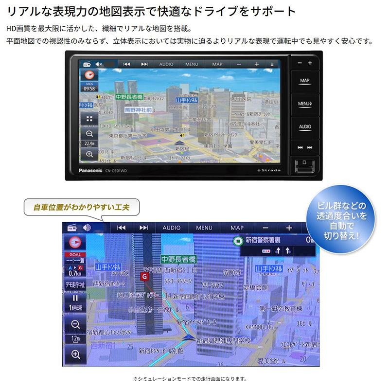 Strada CN-CE01D Panasonic パナソニック ストラーダ 7V型HD液晶 Strada CN-CE01D Panasonic パナソニック ストラーダ 7V型HD液晶