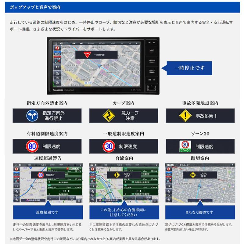 Strada CN-CE01D Panasonic パナソニック ストラーダ 7V型HD液晶