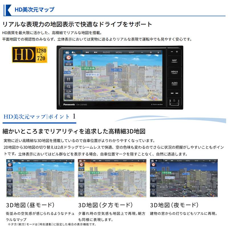 Panasonic（パナソニック） CN-CE01WDA Panasonic Strada ストラーダ