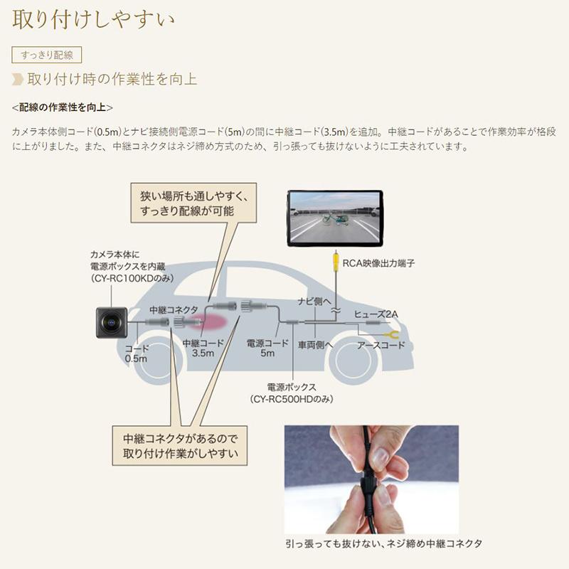 CY-RC500HD パナソニック HD画質バックカメラ 有機ELストラーダ専用｜skydragon｜06