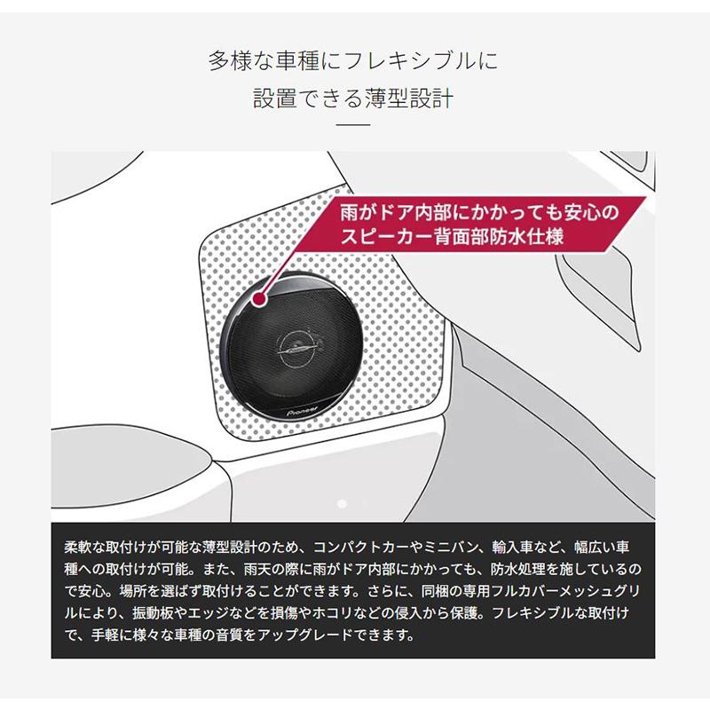 Pioneer TS-A6971F 600W 楕円スピーカー TS-A6971F