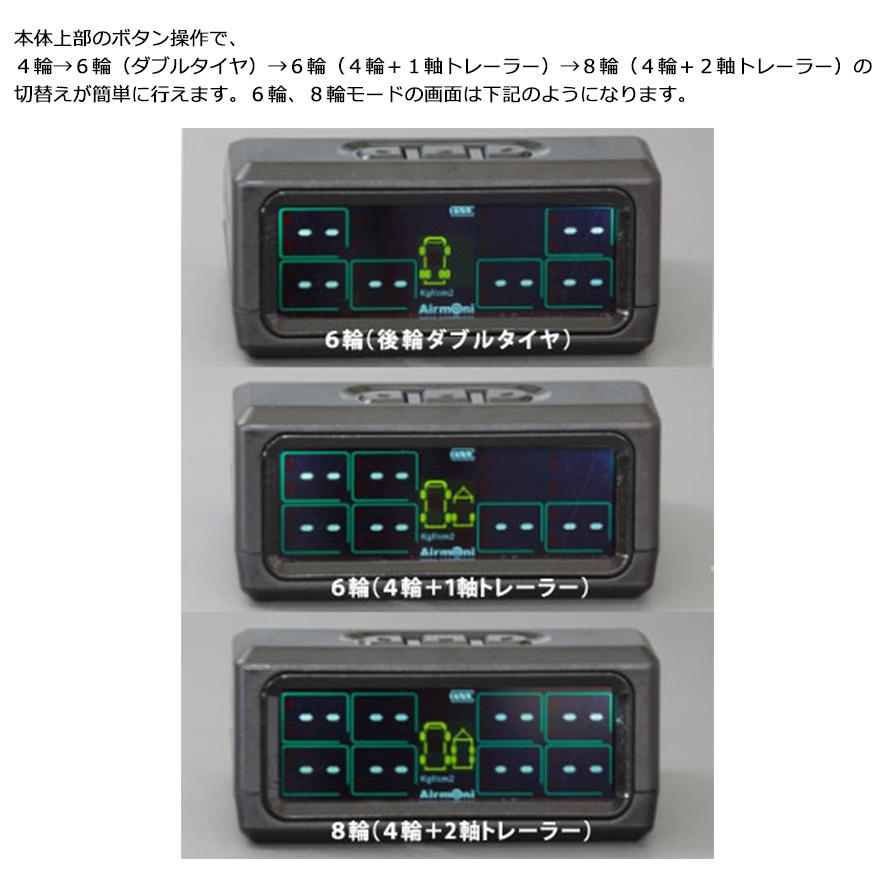 プロテクタ PRO-TECTA エアモニ4 AIRMONI タイヤ空気圧センサー 6輪用