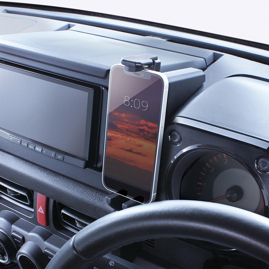 槌屋ヤック SY-SZ6 スマートフォンホルダー スズキ ジムニー・ジムニー