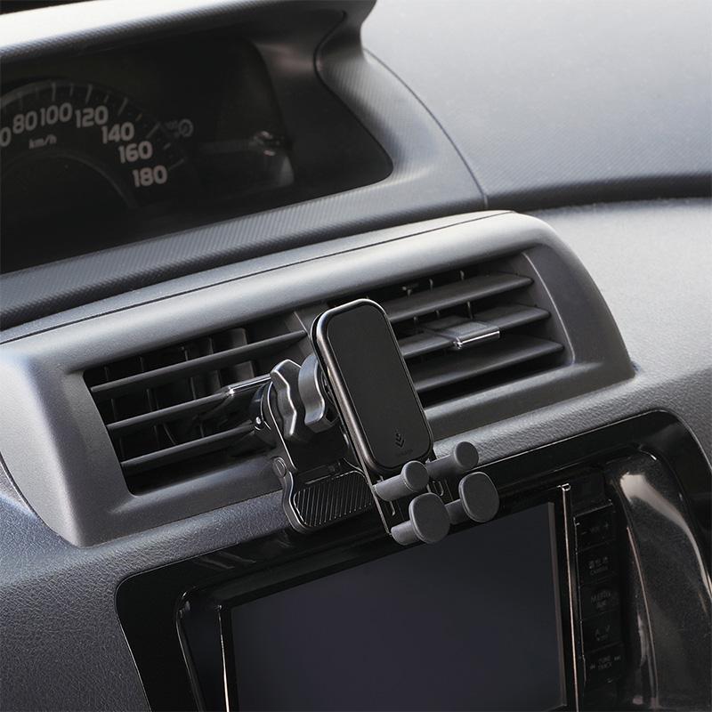 槌屋ヤック ZE102 YAC リンケージスマホホルダー エアコンフィン取付