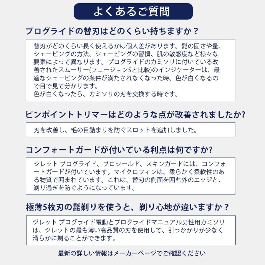 ジレット プログライド マニュアル 正規品 ホルダー 本体 1本 + 替刃 1個 ジレット 替刃 5枚刃 カミソリ 替え刃 gillette t字カミソリ ひげそり 純正 純正品｜skyfactory-tokyo｜11