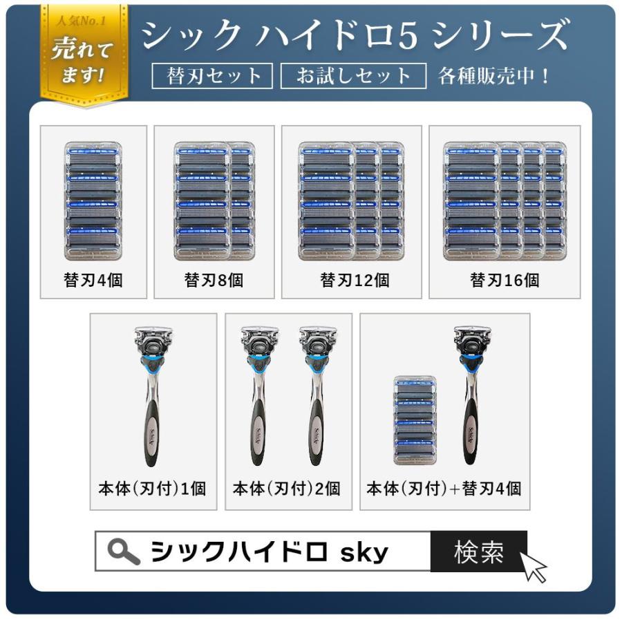 HYDRO5 シック 替刃 2種 8個 カスタム 4個 プレミアム 敏感肌用