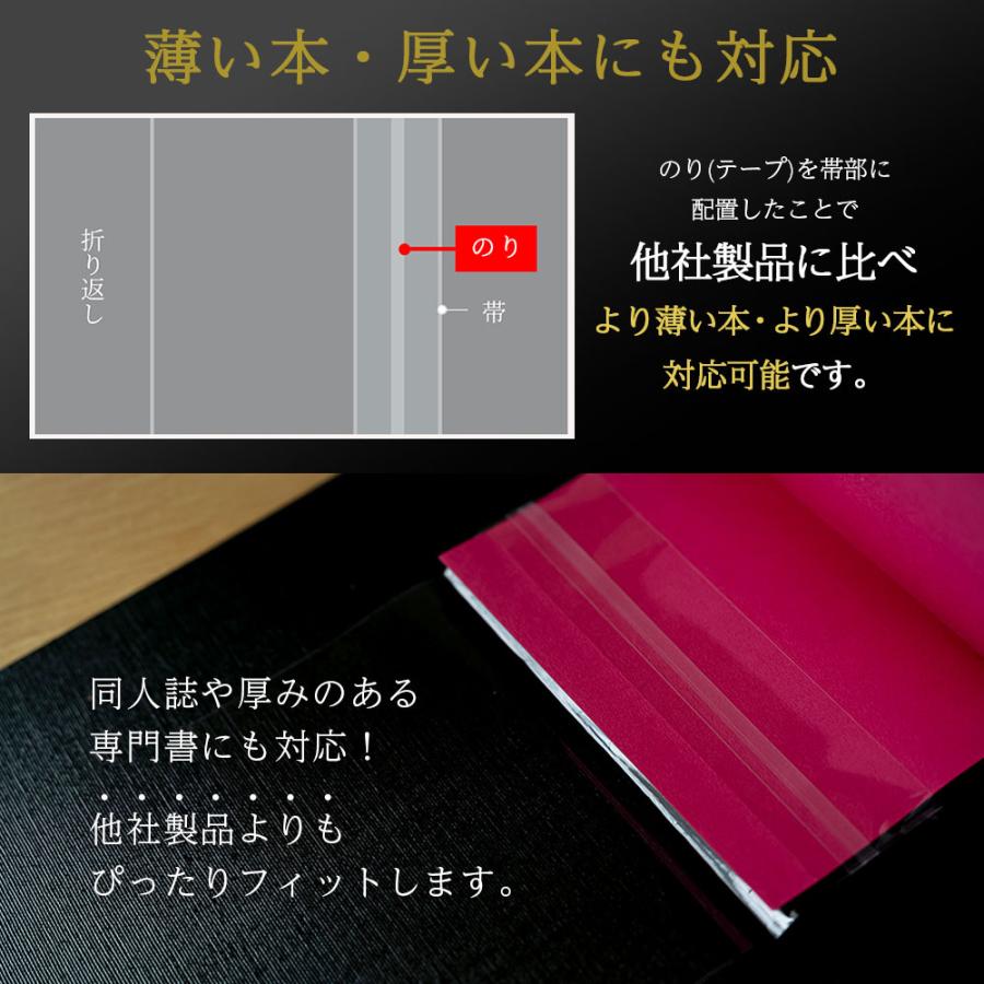 ブックカバー 透明 新書判 B6版 文庫用 四六判 A5版 B5判 ハードカバー コミック番長 おためし 15枚 20枚 25枚 厚口 40ミクロン OPP コミック 漫画 カバー |  | 19