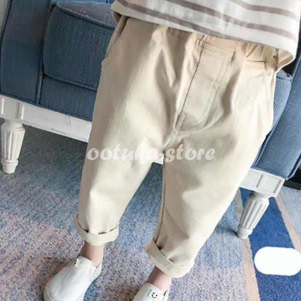 ジュニア ガウチョ パンツ 麻棉 春 夏 秋 シンプル 無地 子供服 女の子 ワイドパンツ スカーチョ 高知インター店