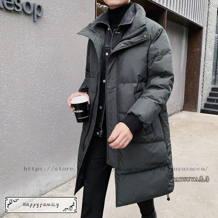 最新発見 男性用コート メンズコート 紳士服 アウター ダウンジャケット 中綿コート ロングコート オーバー 通学 通勤 重ね着 厚手上着 フェイクレイヤード ダウンコート ダウンコート サイズ M Www Thailandpacking Com