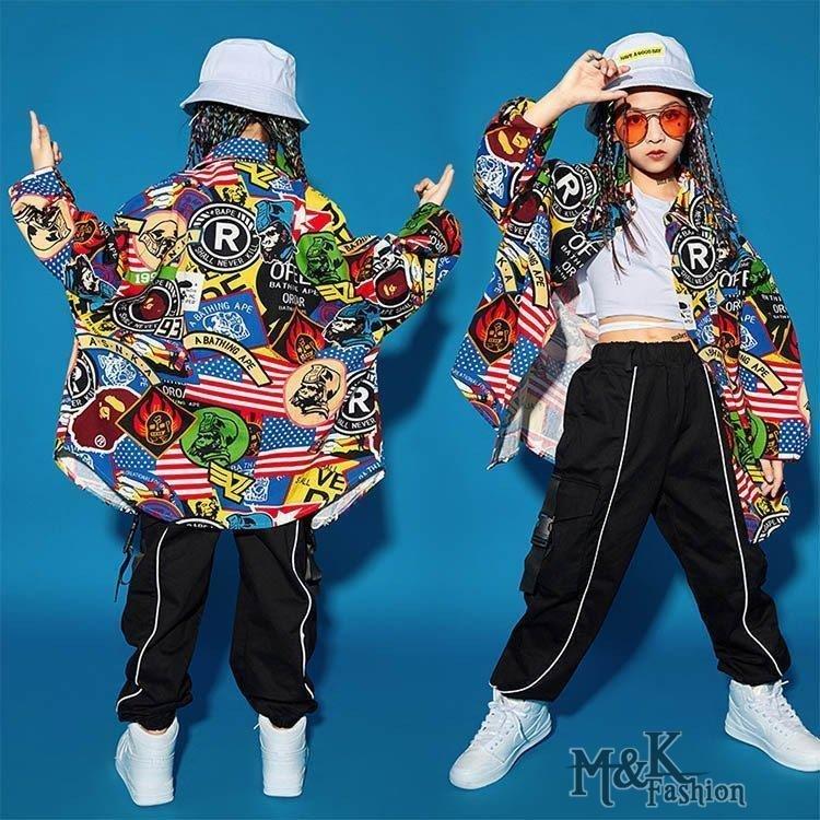 54 Off 派手 ダンス衣装 キッズダンス衣装 ヒップホップ ダンスパーカー パンツ キッズ 韓国ファッション ロングパンツ 男の子 女の子 ジュニア ストリート 演出服 Columbiatools Com