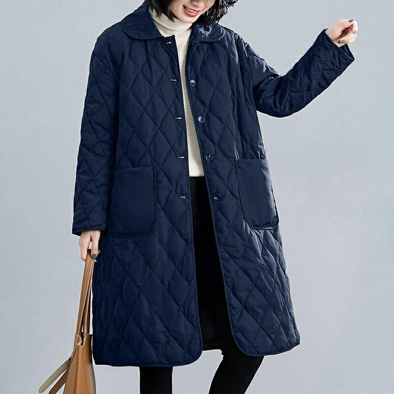 素晴らしい品質 コート ロング レディース キルティング 中綿コート キルティングコート ジャケット あったか 暖かい アウター 冬 きれいめ 軽量 ゆったり 丸襟 ダウンコート ダウンコート サイズ Xl Tebingtinggiperangicovid19 Tebingtinggikota Go Id