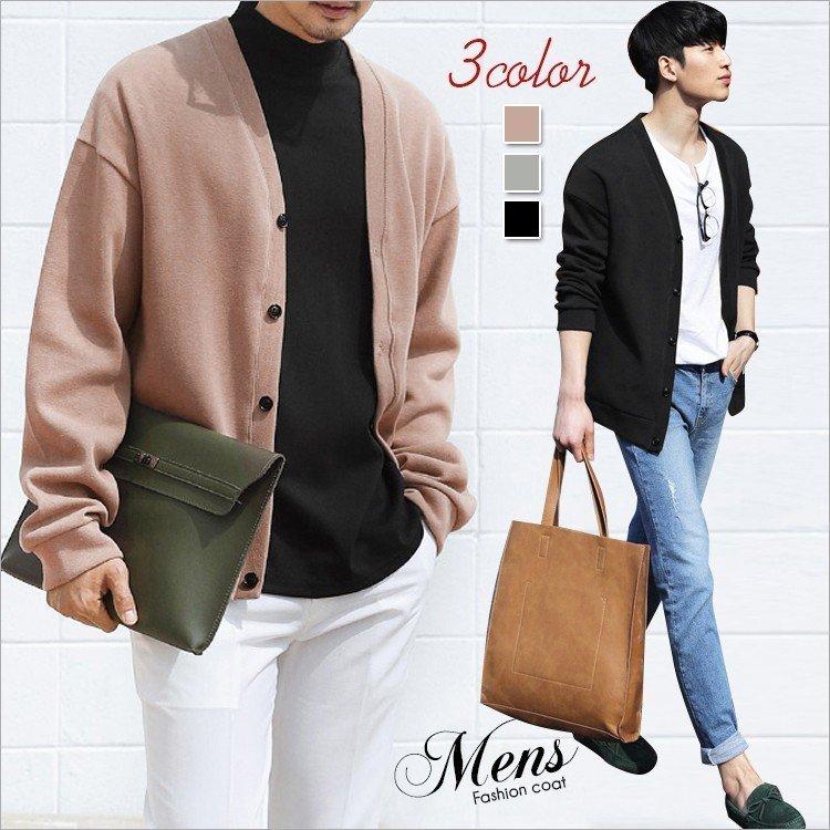 オンラインショップ メンズファッション ニット セーター カーディガン メンズトップス おしゃれ アウター レジャー 紳士用 無地 欧米 ゆったり 大容量