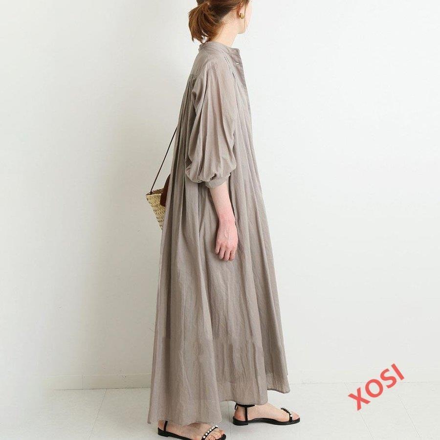 ワンピース 冬 きれいめ ゆったり ロングワンピース レディース マキシ 無地 春秋 30代 40代 きれいめ 冬 春夏 着痩せ 韓国風 おしゃれ Ol通勤 二次会 ファッション
