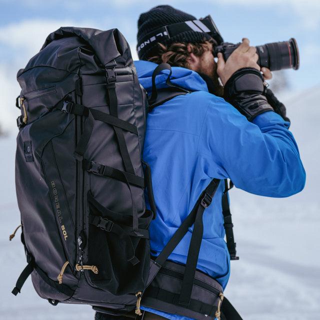 PolarPro Boreal 50L カメラバックパック 大容量 600Dポリエステル DWR 