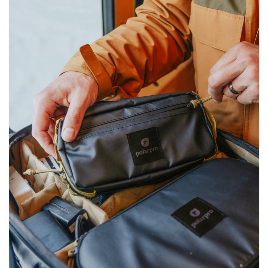 PolarPro Boreal テックポーチ Tech Pouch ガジェット収納 カメラギア 7L容量 DWR撥水コーティング_3