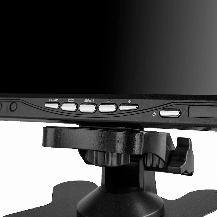 7インチ液晶薄型オンダッシュモニター/HDMI/WSVGAI接続対応 バック