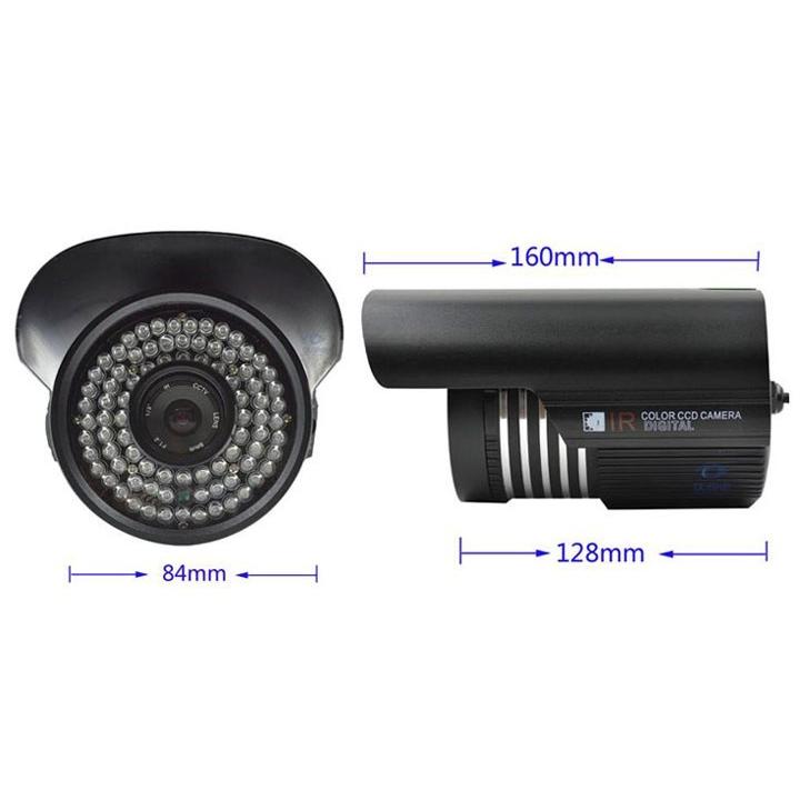 防犯カメラとDVRレコーダーセット 防犯カメラ・DVRレコーダーセット カメラ4台付属 P2P対応 スマホ