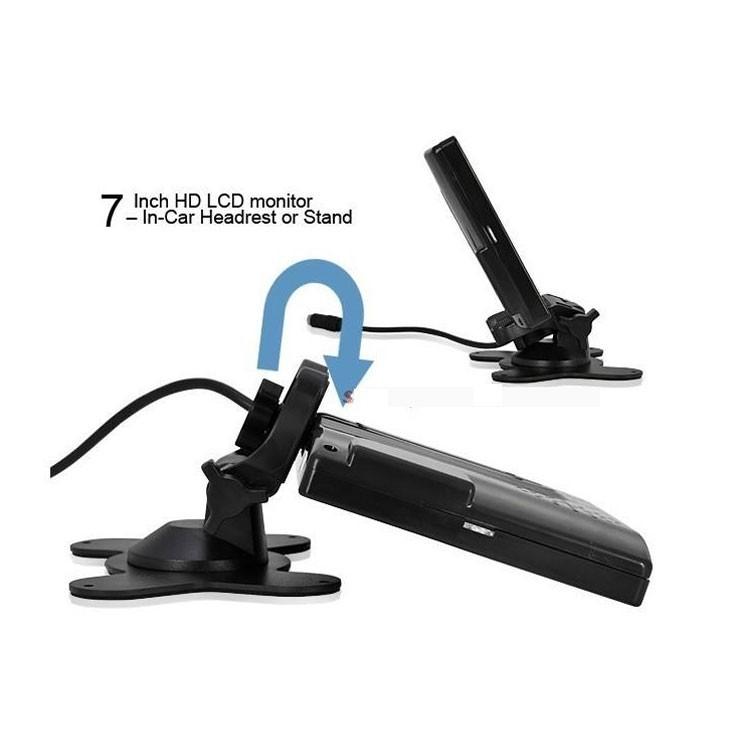 7インチ液晶モニター 小型バックカメラセット 12V車専用 防水、防塵