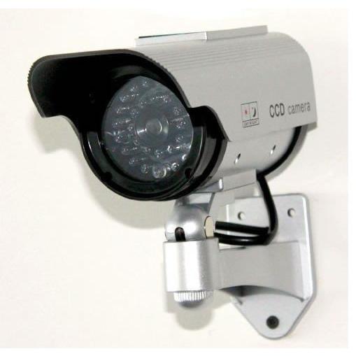 屋内・屋外使用可能 赤外線型ダミーカメラ ソーラーチャージ 赤色LED付き　CCD220｜skynet｜02