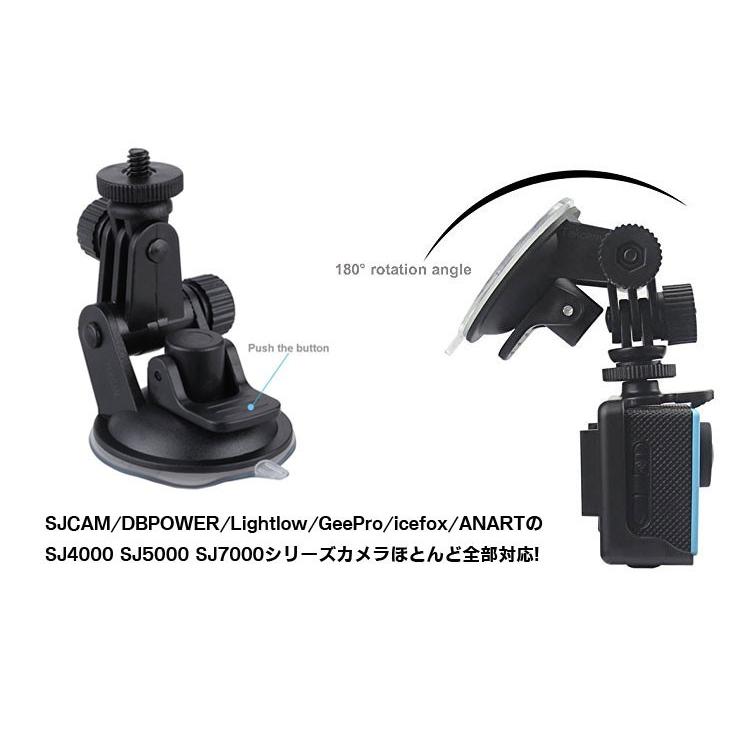 アクションカメラ用 車載充電器と車載用スタンド 車アクセサリー 3.5M