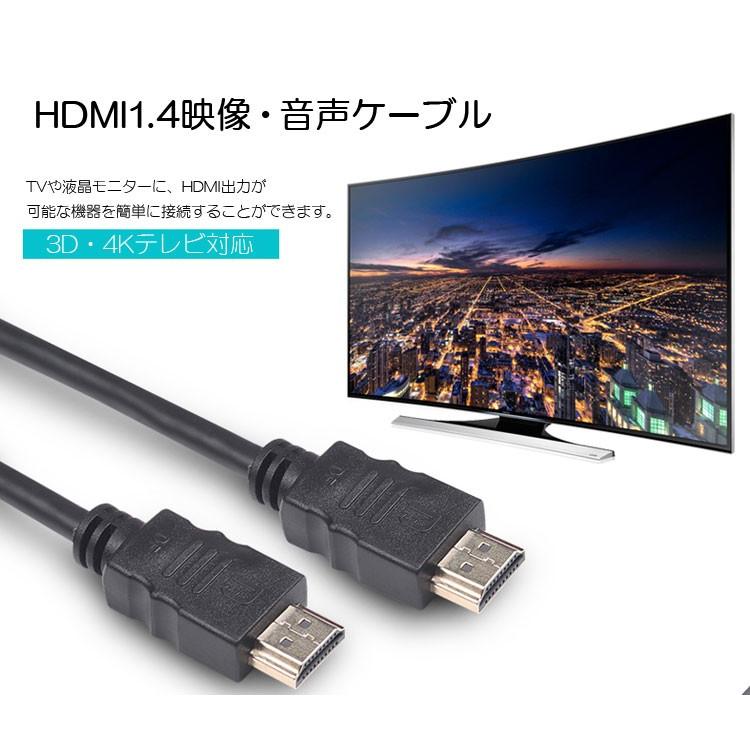 HDMI ver1.4 ケーブル A(オス) - A(オス)、4K、オーディオ対応  ケーブル長 1.8m   PS4/WiiU/XboxOne/DVD/映像レコーダーなど映像機器対応 HDMI1814｜skynet