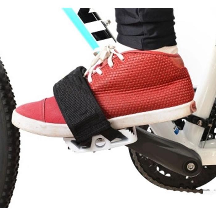 自転車用ストラップベルト 左右セット ペダルストラップ つま先