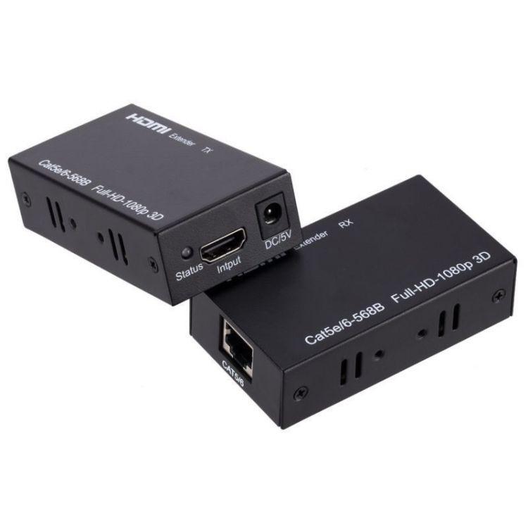 【中古】（非常に良い）AGPtekR 1080p/60mまでHDMI延長器 HDCP対応 UTPケーブル3D&amp;1080P支持 CAT6、CAT6A、CAT7 日本語取扱書付き Amazon | AGPtek® 1080p/60mまでHDMI延長器 HDCP対応 UTPケーブル