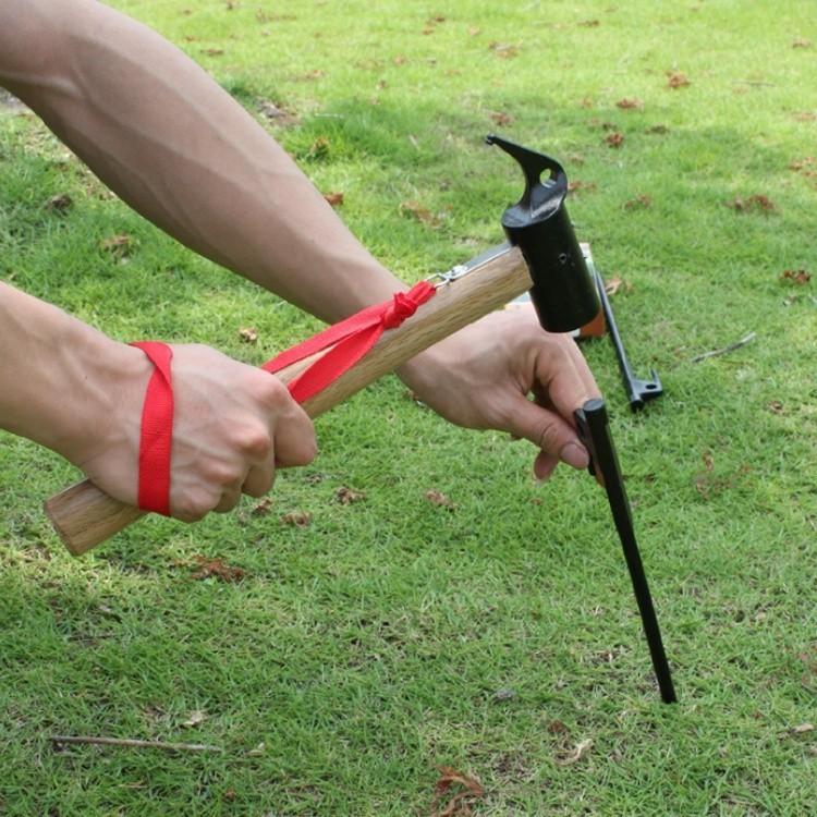 ペグハンマー 金づち キャンプ ペグ打ち アウトドア 安全ベルト付き