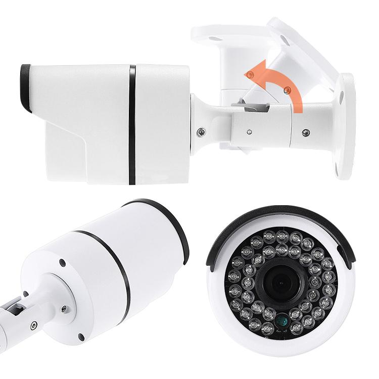 防犯DVRとカメラ4台 20m延長ケーブル4個 HDD（1TB）セット 防犯カメラ4