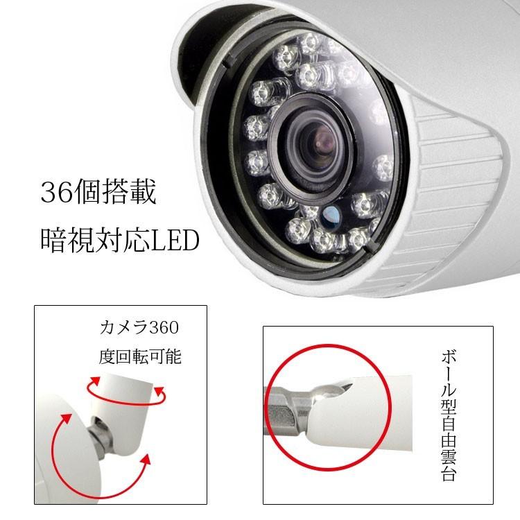 4CH DVRレコーダと防犯カメラ HDD（1TB） 延長ケーブル 防犯