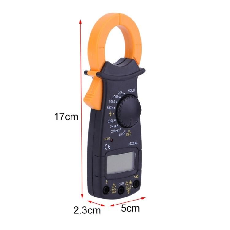 デジタルクランプメーター 電流測定器 AC/DC両用 デジタルマルチ