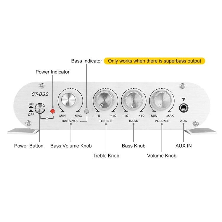 デジタルアンプ Lvpin LP-2020A hi-fi stereoamp - アンプ