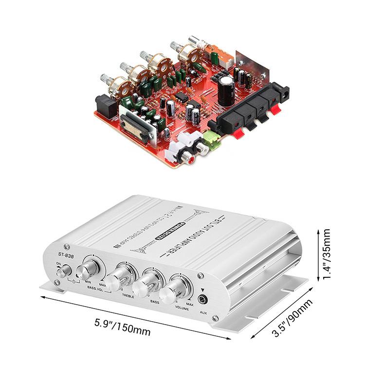LEPY製 2.1chコンパクトオーディオアンプ 出力20W+20W+40W LEPY製 2.1chコンパクトオーディオアンプ 出力20W+20W+40W