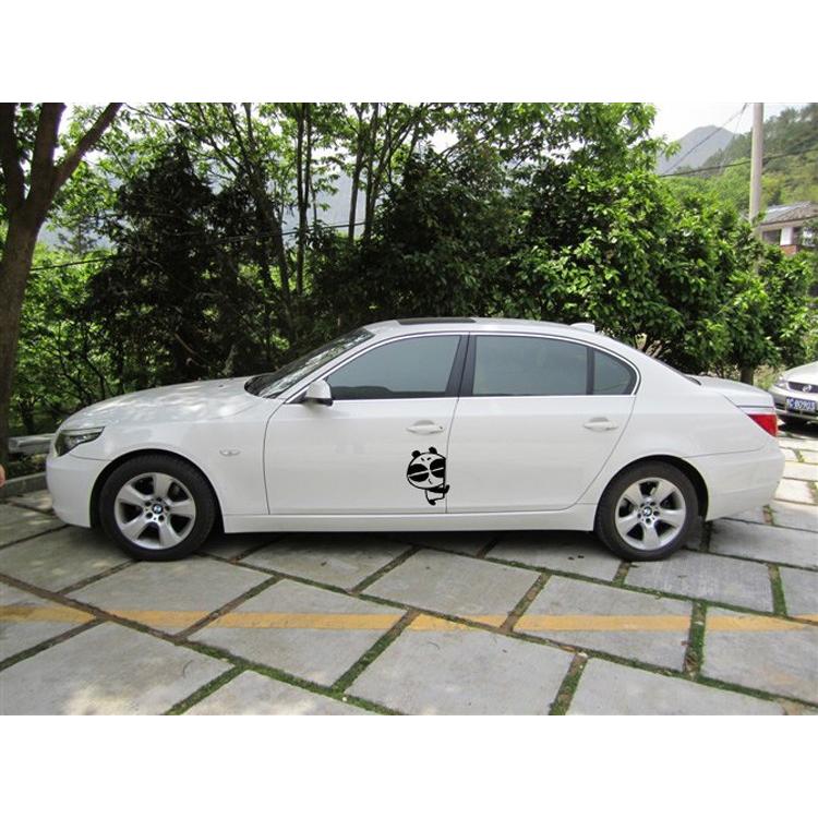 カッティングステッカー カーステッカー 車 バイク 壁 キャリーケースなどに 凹み キズ隠しに パンダ かわいい 自転車 スーツケースにも Pand02s Org スカイネットヤフーショップ 通販 Yahoo ショッピング