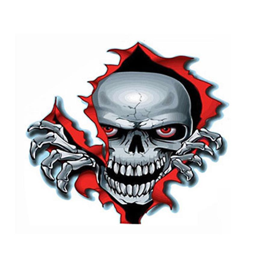 3d感 スカルステッカー カッティングステッカー ウォールステッカー 飛び出す はがせる 車 バイク 壁 凹み キズ隠し ドクロステッカー ハロウィンに 3dskul1618 Org スカイネットヤフーショップ 通販 Yahoo ショッピング