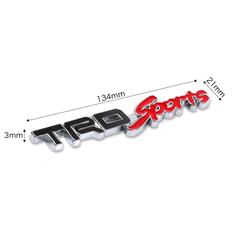 Trd Sports フロントグリル用ロゴエンブレム スタッド式 粘着式 選択可 3d成型ロゴプレート 金属製ロゴ 取付簡単 立体メタルロゴ デコレーション Yktrdsps Org スカイネットヤフーショップ 通販 Yahoo ショッピング