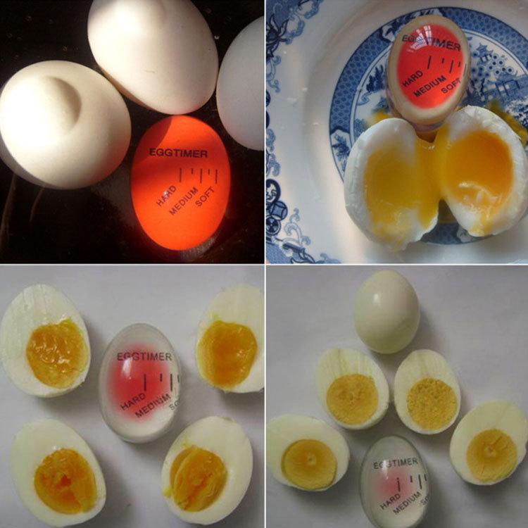 エッグタイマー ゆで卵調理道具 色の変化で卵のゆで具合がひと目でわかる 半熟玉子に ゆでたまご用温度計 ソフト ミディアム ハード キッチンツール EGGTM013｜skynet｜06