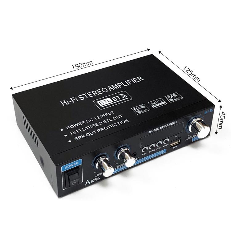 Bluetooth5.0対応 2chオーディオアンプ 30W＋30W 実効最大