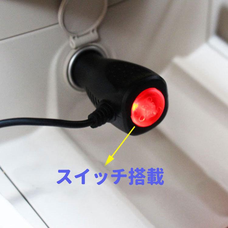 車用シガーアダプター DC端子タイプ  外径5.5mm 内径2.1mm 入力12vから24v対応 車載 給電 出力DC5V/2A コード長さ約1.2m HDMD200CGADP |  | 06
