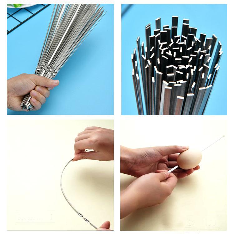 バーベキュー串 10本セット ステンレス製 折れにくい 錆びに強い 刺し