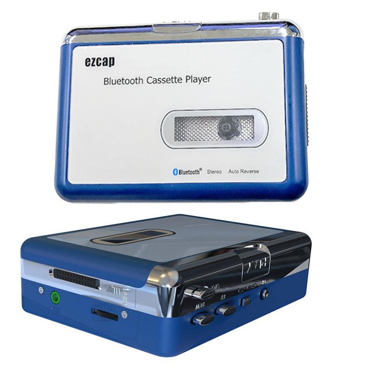 Bluetoothカセットプレーヤー ステレオ 乾電池またUSB給電 ポータブル