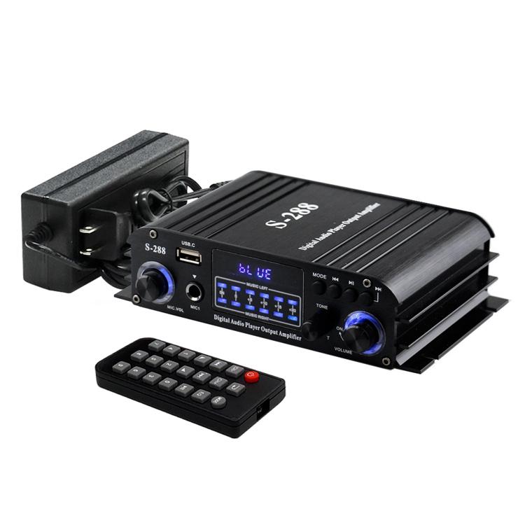 多機能4chオーディオアンプ 4×40W 汎用小型アンプ マイク入力可 多機能4chオーディオアンプ 4×40W 汎用小型アンプ マイク入力可