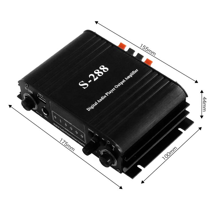 多機能4chオーディオアンプ 4×40W 汎用小型アンプ マイク入力可 多機能4chオーディオアンプ 4×40W 汎用小型アンプ マイク入力可