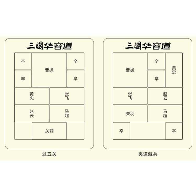 三国志 華容道 曹操脱出ゲーム 伝統パズル 箱入り娘 磁石式パズル 知育